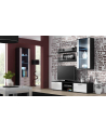 cama meble Witryna SOHO S1 czarny/ biały połysk - nr 4