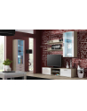 cama meble Witryna SOHO S1 dąb sonoma/ biały połysk - nr 11