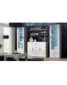 cama meble Witryna SOHO S1 dąb sonoma/ biały połysk - nr 14