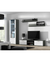 cama meble Witryna SOHO S1 szary/ biały połysk - nr 10