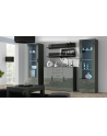 cama meble Witryna SOHO S1 szary/ szary połysk - nr 7