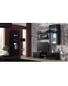 cama meble Witryna wisząca SOHO czarny/ czarny połysk - nr 6