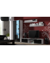 cama meble Witryna SOHO S6 2D2S biały/ czarny połysk - nr 10