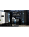 cama meble Witryna SOHO S6 2D2S czarny/ czarny połysk - nr 8
