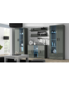 cama meble Witryna SOHO S6 2D2S szary/ szary połysk - nr 10