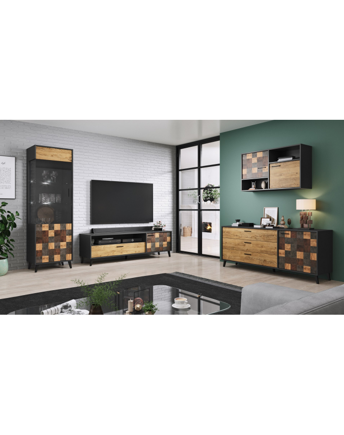 cama meble Witryna 1D SOUL 192/60/45 główny