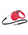 flexi Smycz NEW CLASSIC S linka -5m -do 12kg czerwony - nr 1