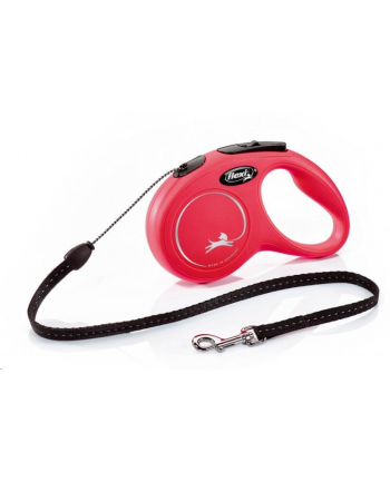 flexi Smycz NEW CLASSIC S linka -5m -do 12kg czerwony nr 1