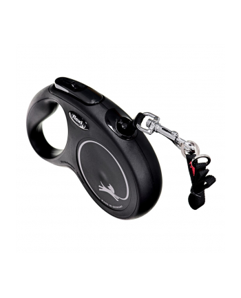 flexi Smycz NEW CLASSIC M taśma czarny -5m -do 25kg nr 2