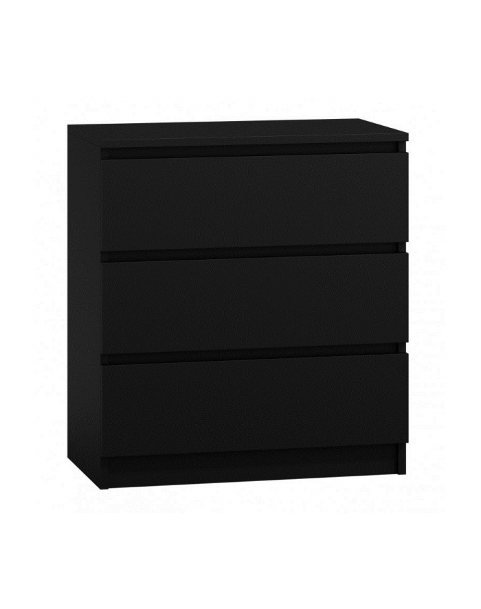 top e shop M3 MALWA KOMODA 3 SZUFLADY CZARNY główny