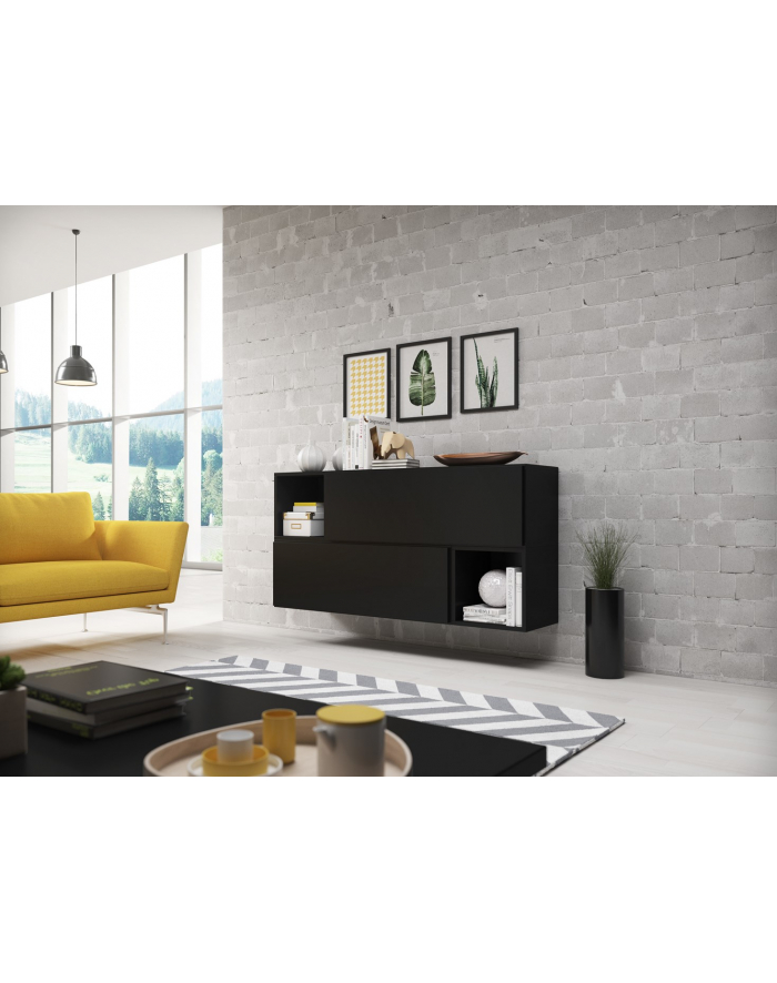 cama meble Zestaw ROCO 14 (2xRO1 + 2xRO6) czarny/czarny/czarny główny