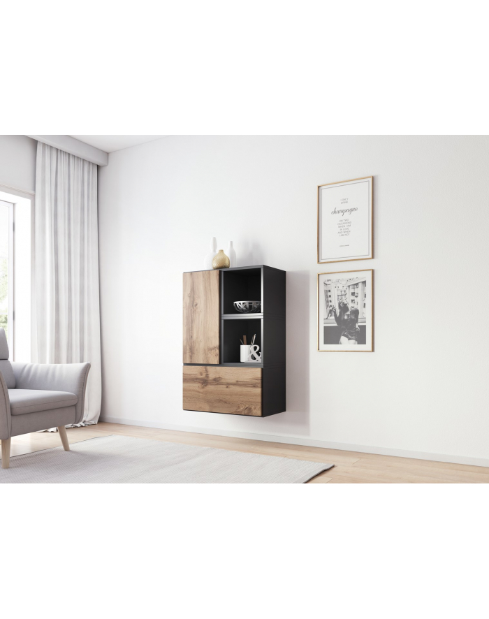 cama meble Zestaw ROCO 17 (2xRO3 + 2xRO6) antracyt/ wotan główny