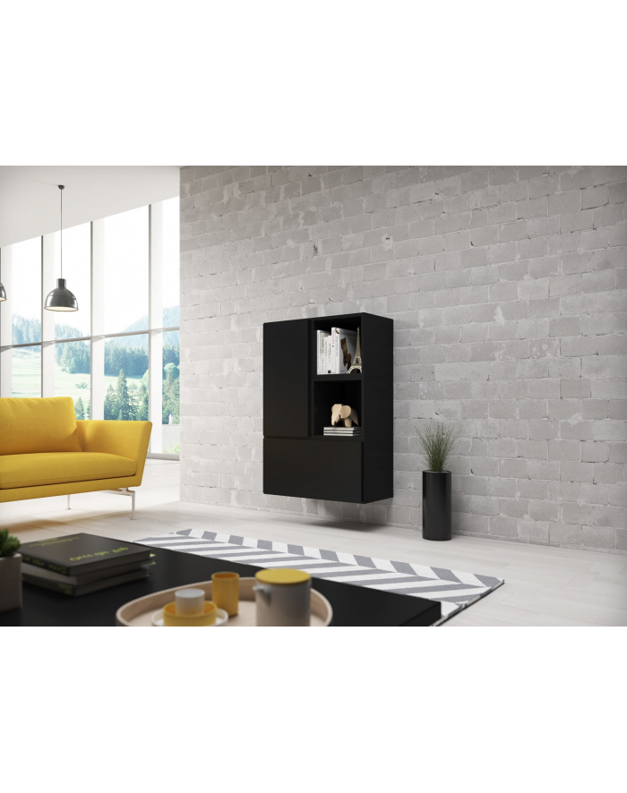 cama meble Zestaw ROCO 17 (2xRO3 + 2xRO6) czarny/czarny/czarny główny