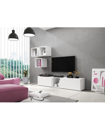 cama meble Zestaw ROCO 8 (2xRO3 + 4xRO6) biały/ biały/ biały nr 2