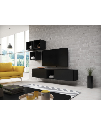 cama meble Zestaw ROCO 8 (2xRO3 + 4xRO6) czarny/czarny/czarny nr 2