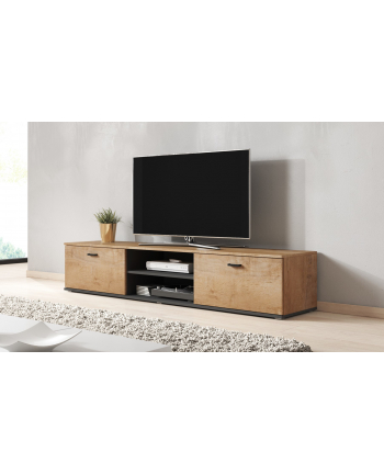 cama meble Zestaw SOHO 1 (RTV180 + Wit S1 + Półki) lefkas+czar