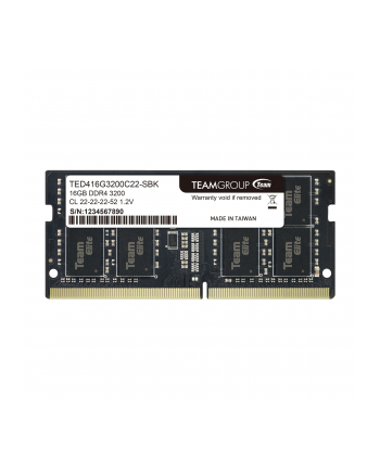 teamgroup Team Group TEAM ELITE DDR4 16GB 3200MHz SO-DIMM