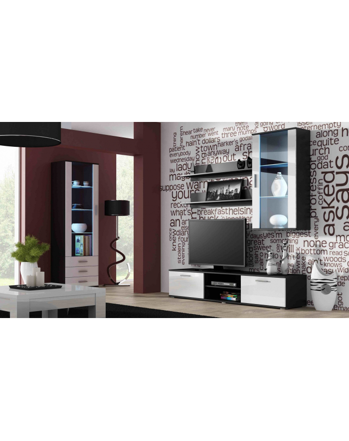 cama meble Półka 125cm (2szt) SOHO biały mat główny