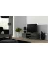 cama meble Szafka RTV SOHO 140 szary/ szary połysk - nr 4