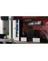 cama meble Półka 125cm (2szt) SOHO czarny mat - nr 19