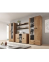 cama meble Półka 125cm (2szt) SOHO dąb lefkas + czarny - nr 24