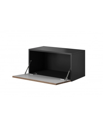 cama meble Regał ROCO RO3 75/37/39 biały/ biały/ czarny nr 2
