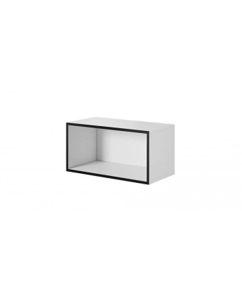 cama meble Regał ROCO RO4 75/37/37 biały/ czarny nr 1