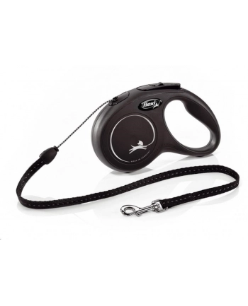 flexi Smycz NEW CLASSIC S linka -5m -do 12kg czarny nr 2