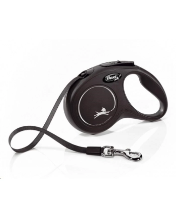 flexi Smycz NEW CLASSIC S taśma -5m -do 15kg czarny nr 2