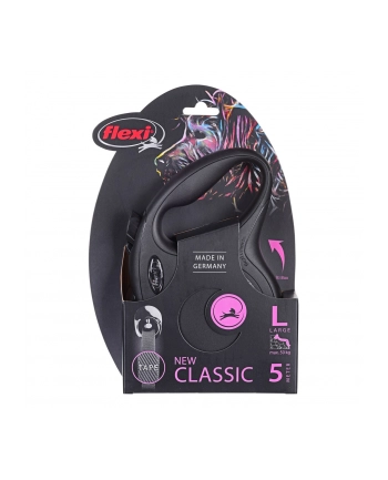 flexi Smycz NEW CLASSIC L taśma czarny -5m -do 50kg nr 1
