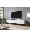 cama meble Szafka RTV SLID-E 200 cała w białym połysku - nr 6