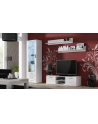 cama meble Szafka RTV SOHO 140 biały/ biały połysk - nr 5