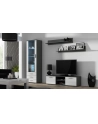 cama meble Szafka RTV SOHO 140 szary/ biały połysk - nr 5
