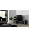 cama meble Szafka RTV SOHO 140 szary/ szary połysk - nr 4