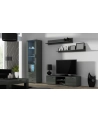 cama meble Szafka RTV SOHO 140 szary/ szary połysk - nr 5