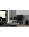 cama meble Szafka RTV SOHO 180 biały/ szary połysk - nr 15