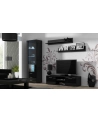 cama meble Witryna SOHO S1 czarny/ czarny połysk - nr 9