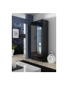 cama meble Witryna SOHO S6 2D2S czarny/ czarny połysk - nr 5