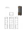 cama meble Witryna 1D SOUL 192/60/45 - nr 7