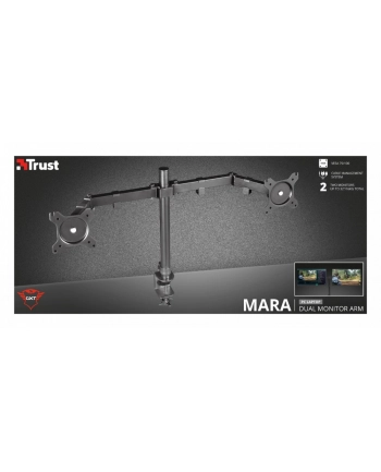 Uchwyt do monitorów TRUST GXT1120 MARA DUAL MONITOR ARM