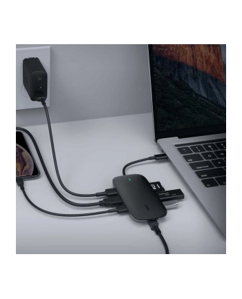 AUKEY HUB USB C CB-C71 8W1 RJ45 HDMI 4K PD 100W