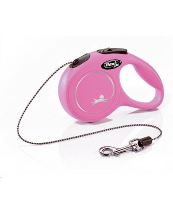 FLEXI Smycz automatyczna NEW CLASSIC linka XS 3m róż nr 1