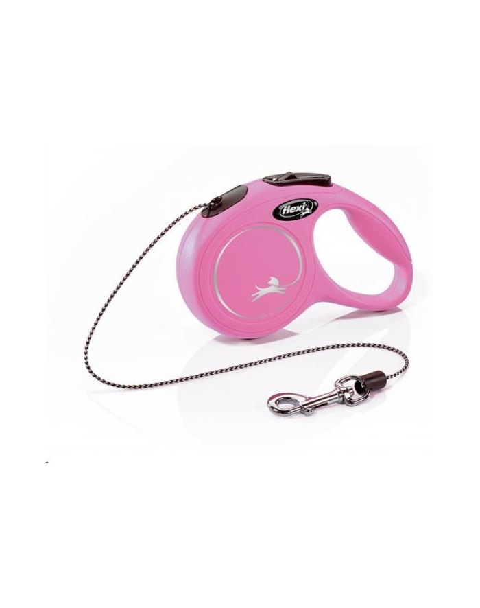 FLEXI Smycz automatyczna NEW CLASSIC linka XS 3m róż główny