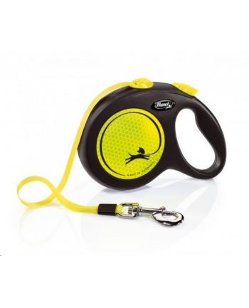 FLEXI Smycz automatyczna NEW NEON L 5 m taśma