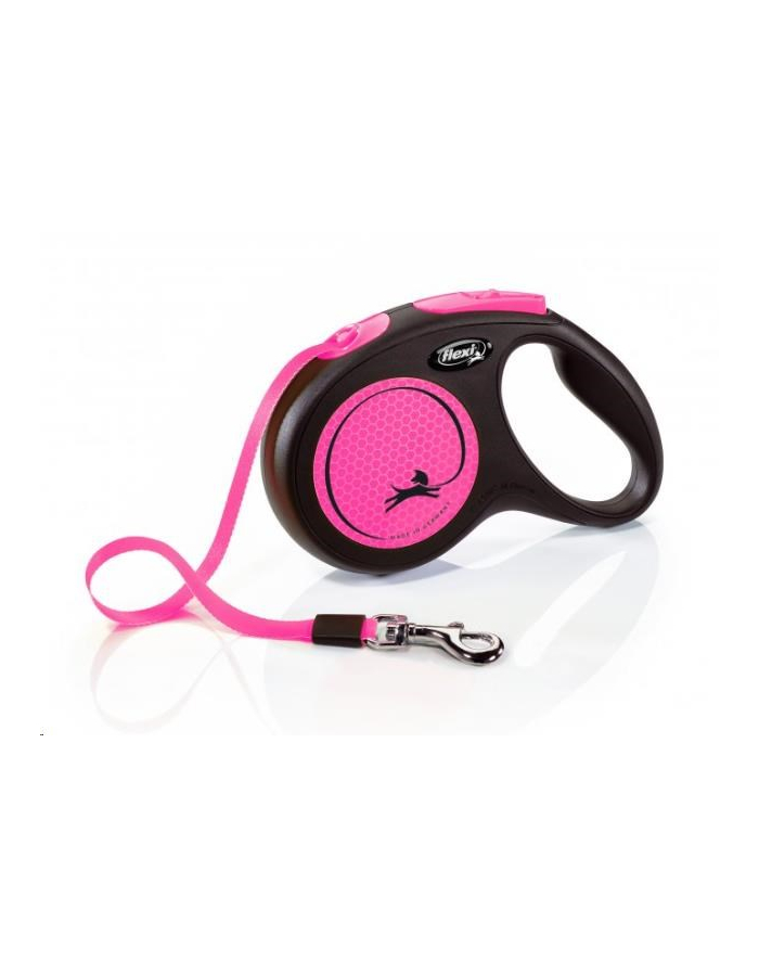FLEXI Smycz automatyczna New Neon M  5 m kol różowy główny