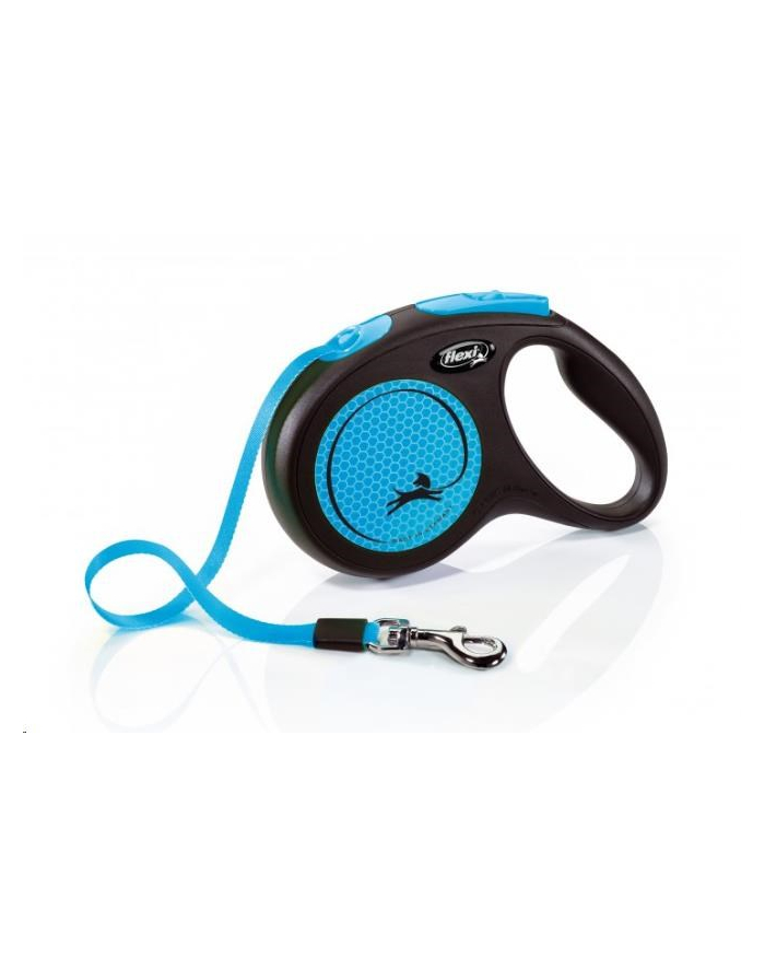 FLEXI Smycz automatyczna New Neon M  5 m kol niebieski główny