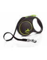 FLEXI Smycz automatyczna Black Design L  5 m zielony - nr 1