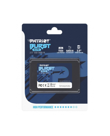 patriot memory Dysk SSD PATRIOT BURST ELITE 480GB SATA 3 25INCH nr 2