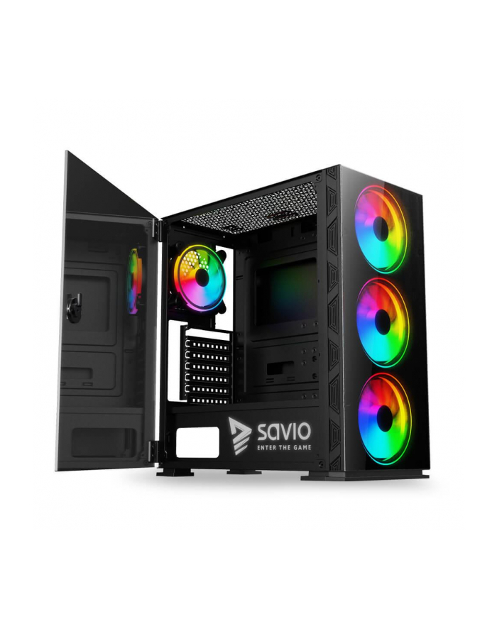 SAVIO OBUDOWA PC PRIME X1 ARGB GLASS SAVGC-PRIMEX1 główny