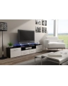 cama meble Szafka RTV EVORA 200 wenge/biały połysk - nr 1